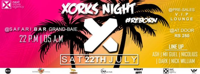 XORKS NIGHT 2017 à l'ile maurice