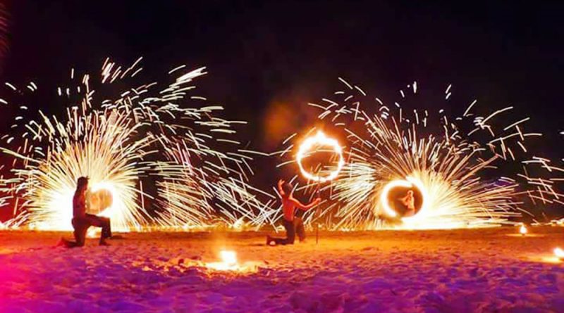 Men on fire Mauritius
