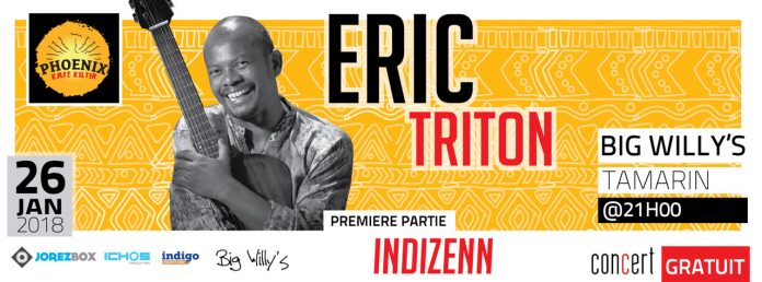 Eric Triton Concert au Big Willys Tamarin Eric Triton Concert au Big Willys Tamarin
