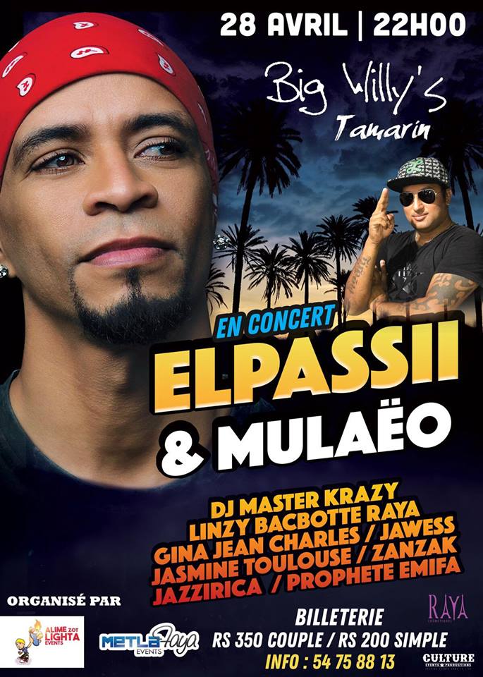 Elpassii concert big willys tamarin ile maurice Elpassii concert big willys tamarin ile maurice